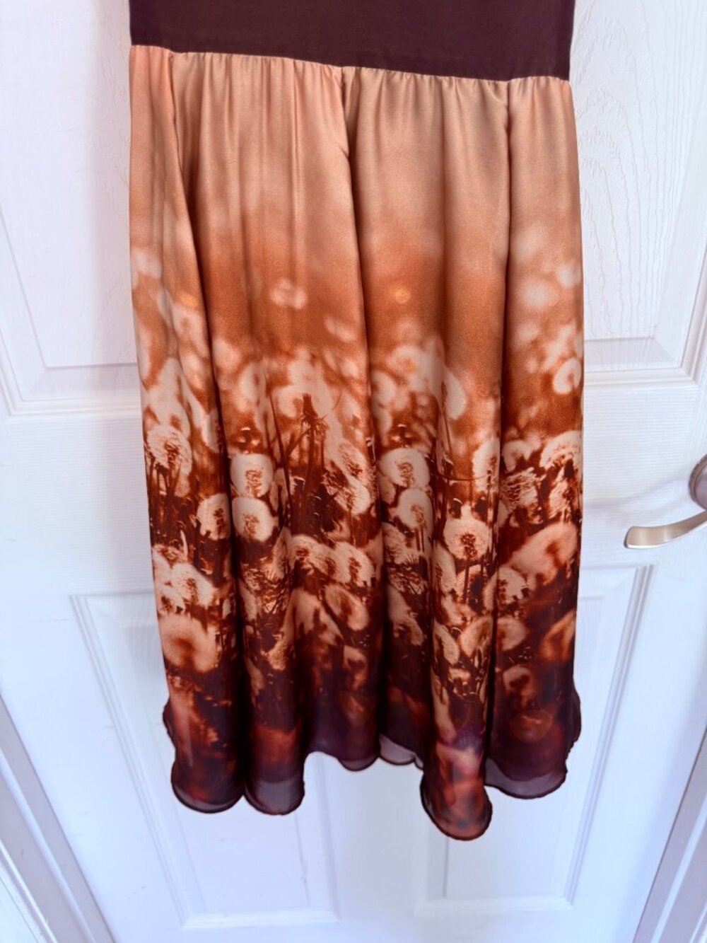Ted Baker Knee Length Sleeveless Boat Neckline Dandelion Ombre Dress Size 2 - Picture 3 of 12